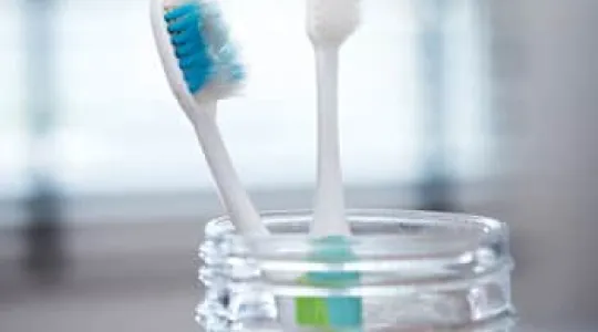 old toothbrush