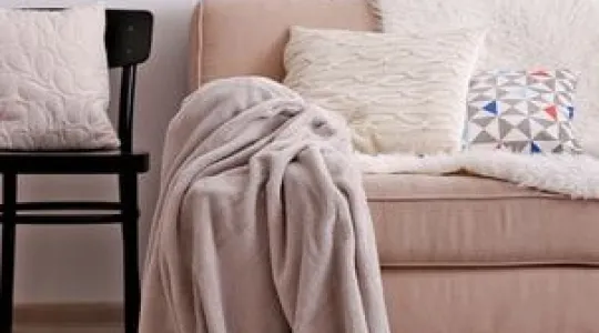 clean fabric sofa