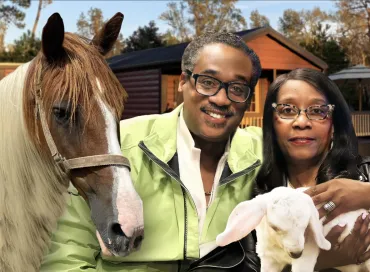 people and animals