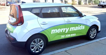 merry maids service car in wakefield